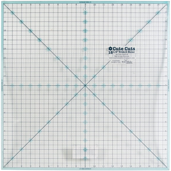 Trim It Ruler Square 18-1/2in x 18-1/2in