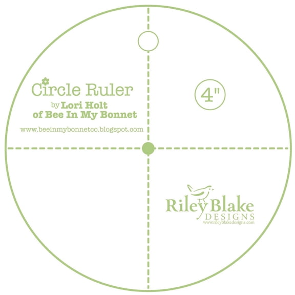 Lori Holt Circle Ruler 4in