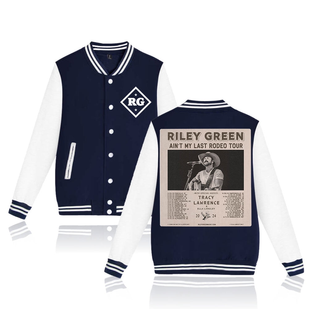 Ben Riley Jacket Riley Green 2024 Ain't My Last Rodeo Tour Jacket Women Men Casual Long ...