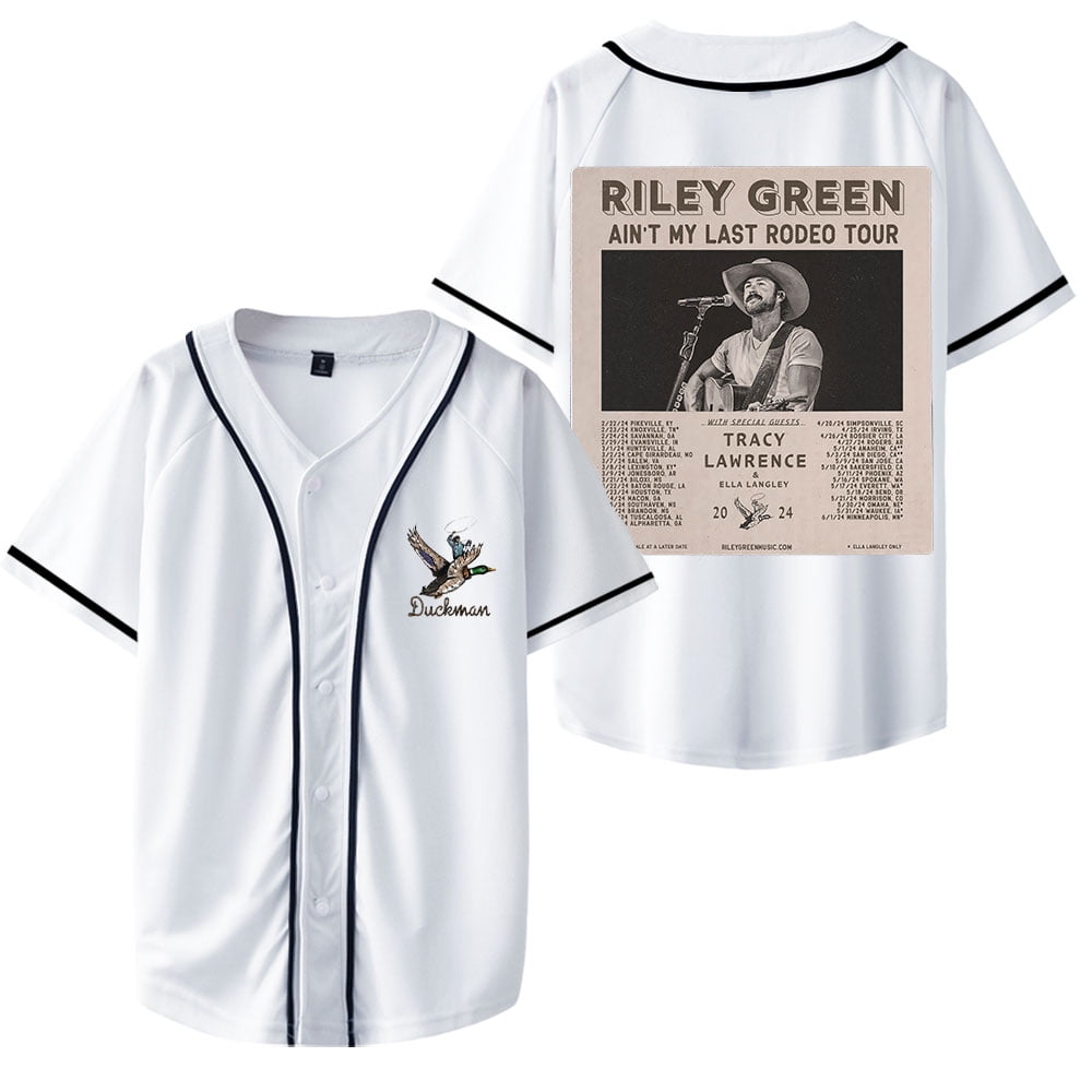 Riley Green Ain't My Last Rodeo Tour 2024 Jersey Men/Women Casual