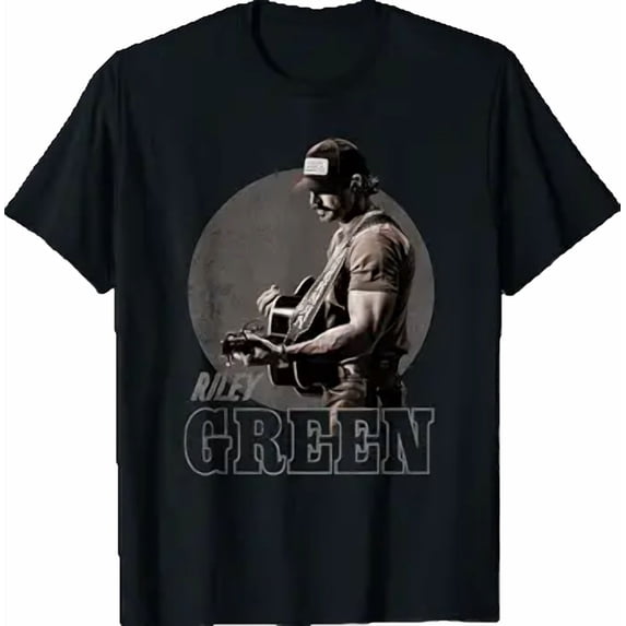 Riley Green Circle Guitar Photo T-Shirt