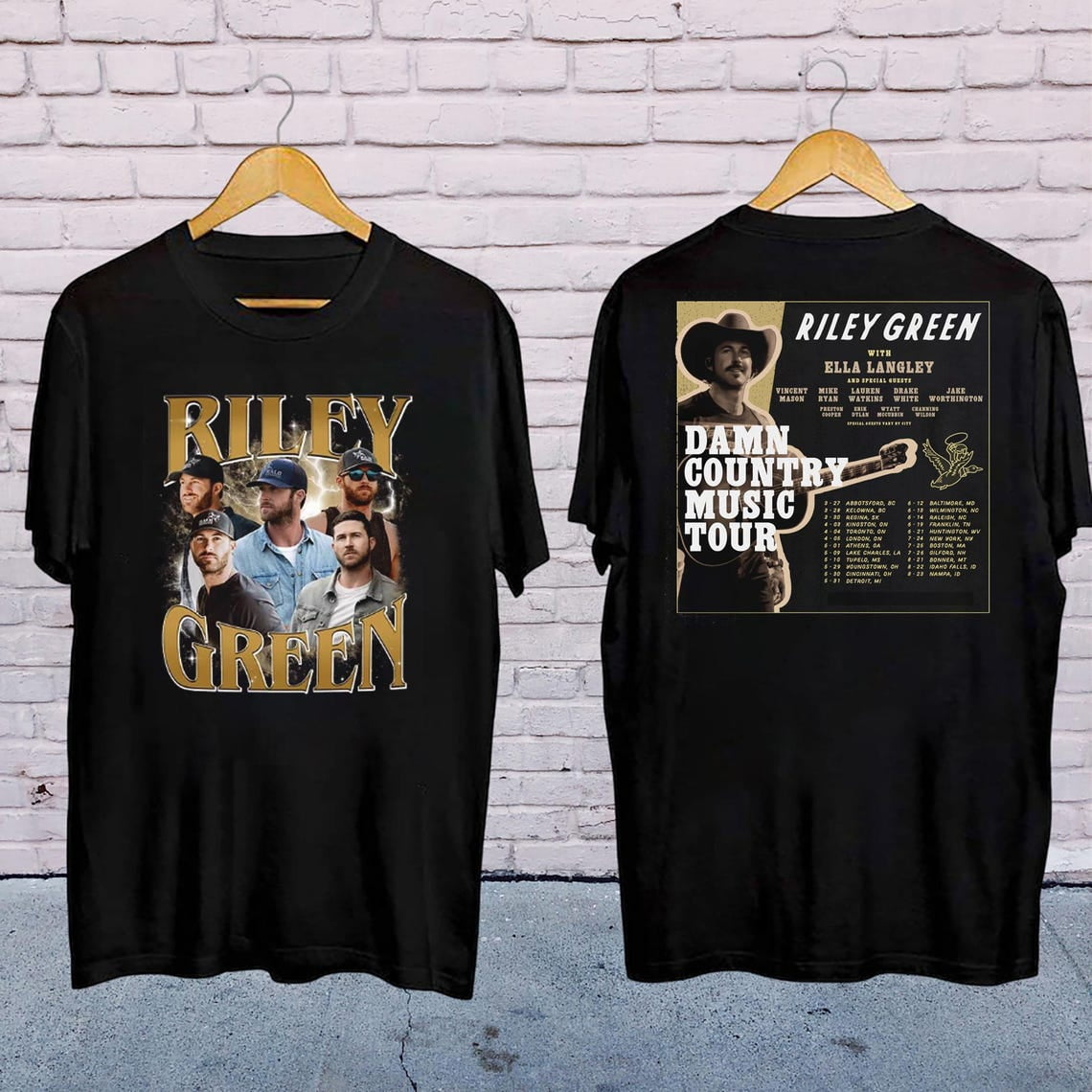 Riley Green Damn Country Music Tour 2025 Shirt, Riley Green 2025
