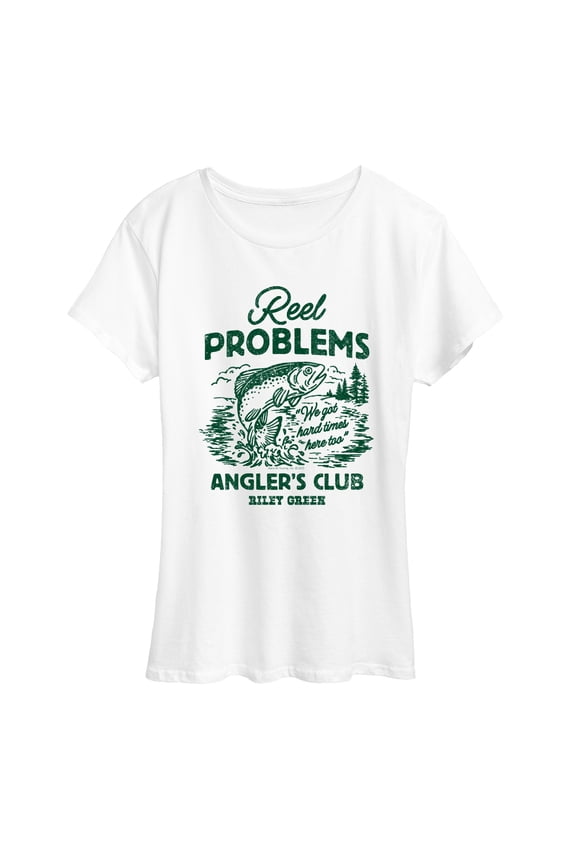 - Reel Problems - Women's Short Sleeve Graphic T-Shirt