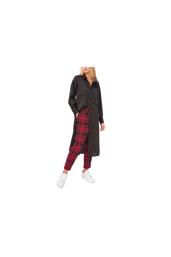 Riley Rae Satin Duster Rich Black L