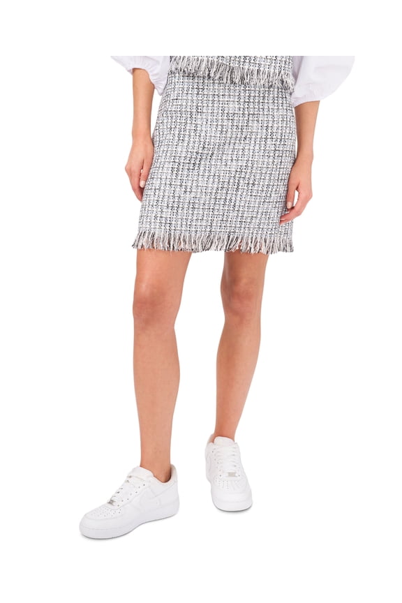 Riley Rae Tweed Mini Skirt Seafoam 12