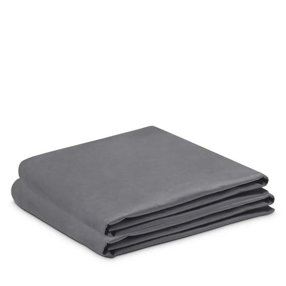 Riley Sateen Fitted Sheet, Slate, Twin