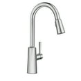 thumbnail image 1 of Riley Single-Handle Pull-Down Sprayer Kitchen Faucet with Reflex and Power Clean in Chrome, 1 of 8