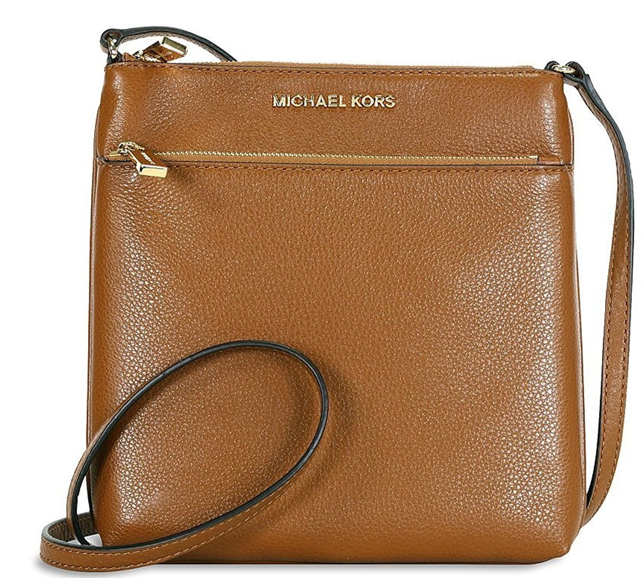 kontakt tromme Svin Riley Small Pebbled Leather Crossbody - Brown - 32S5GRLC1L-230 - Walmart.com