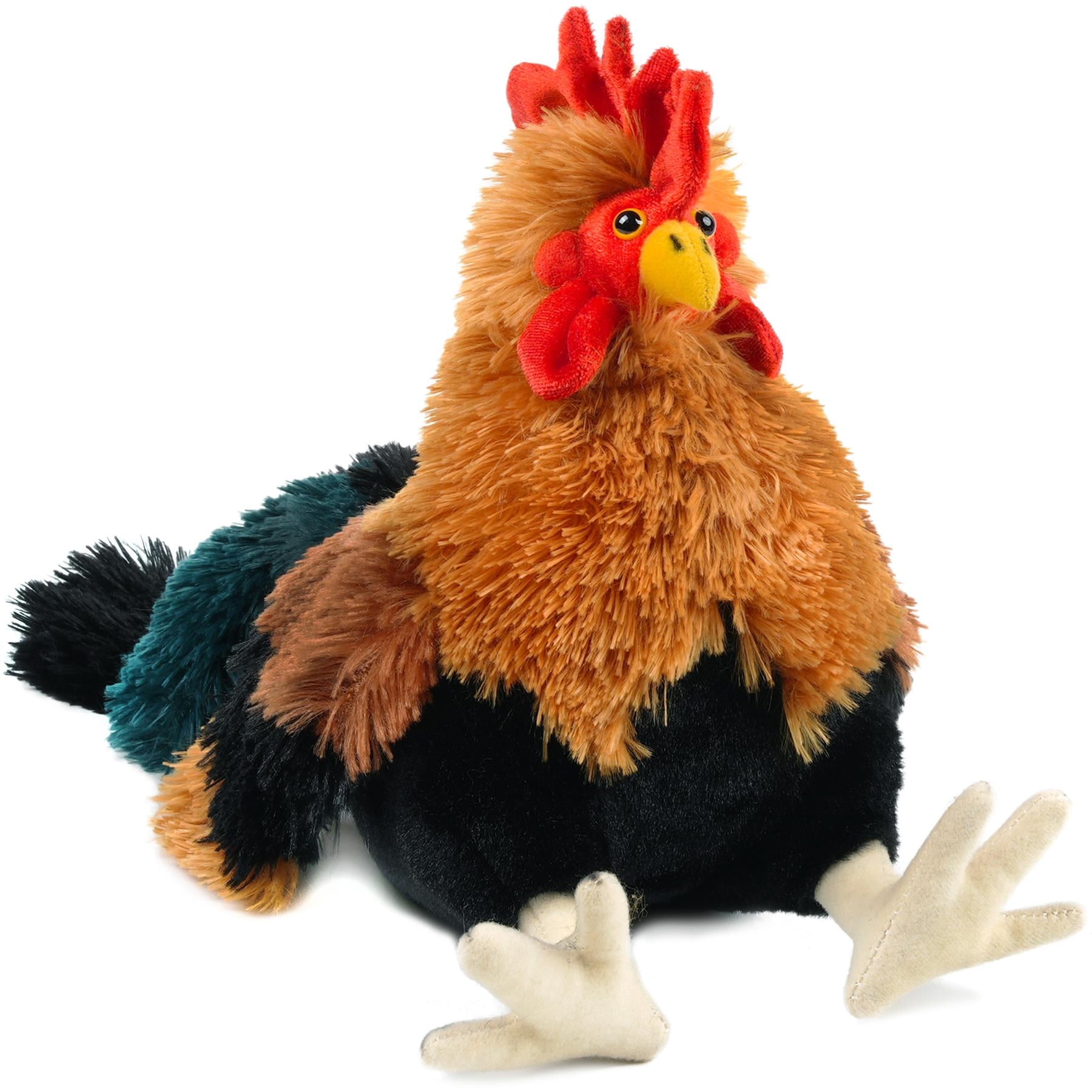 Riley The Rooster - Multicolor Plush Zoo Animal Toy
