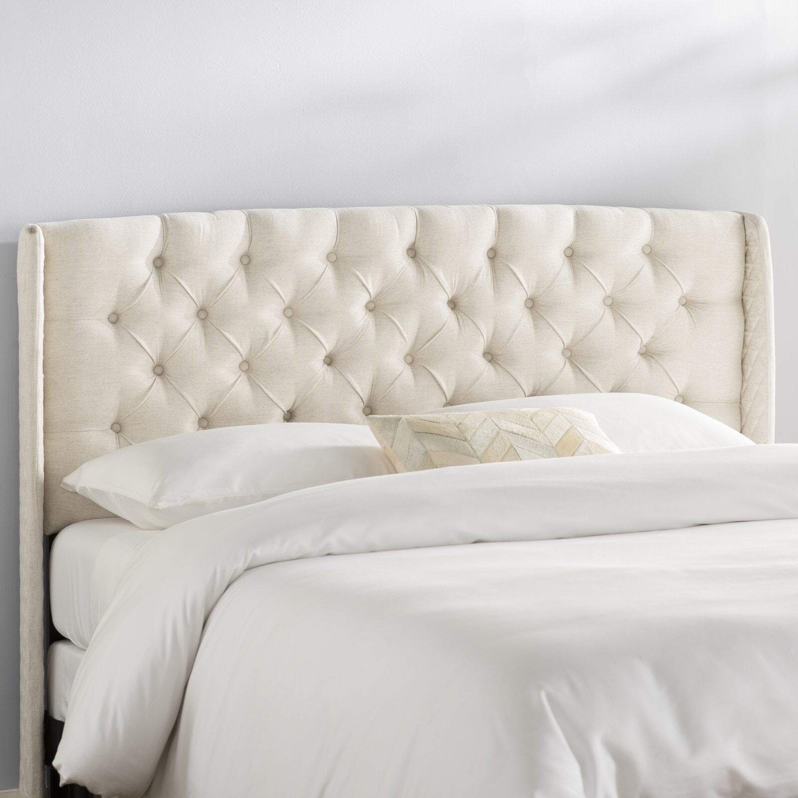 Riley Upholstered Wingback Headboard Upholstery Fill Material
