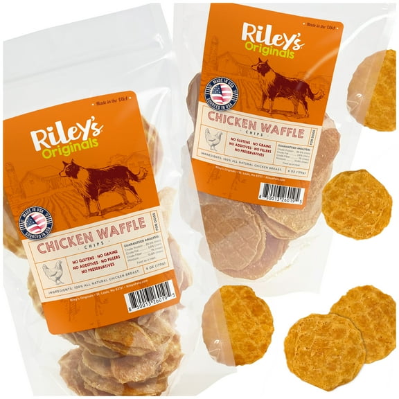 Riley's Chicken Dog Treats, 2 (6 oz Bags)