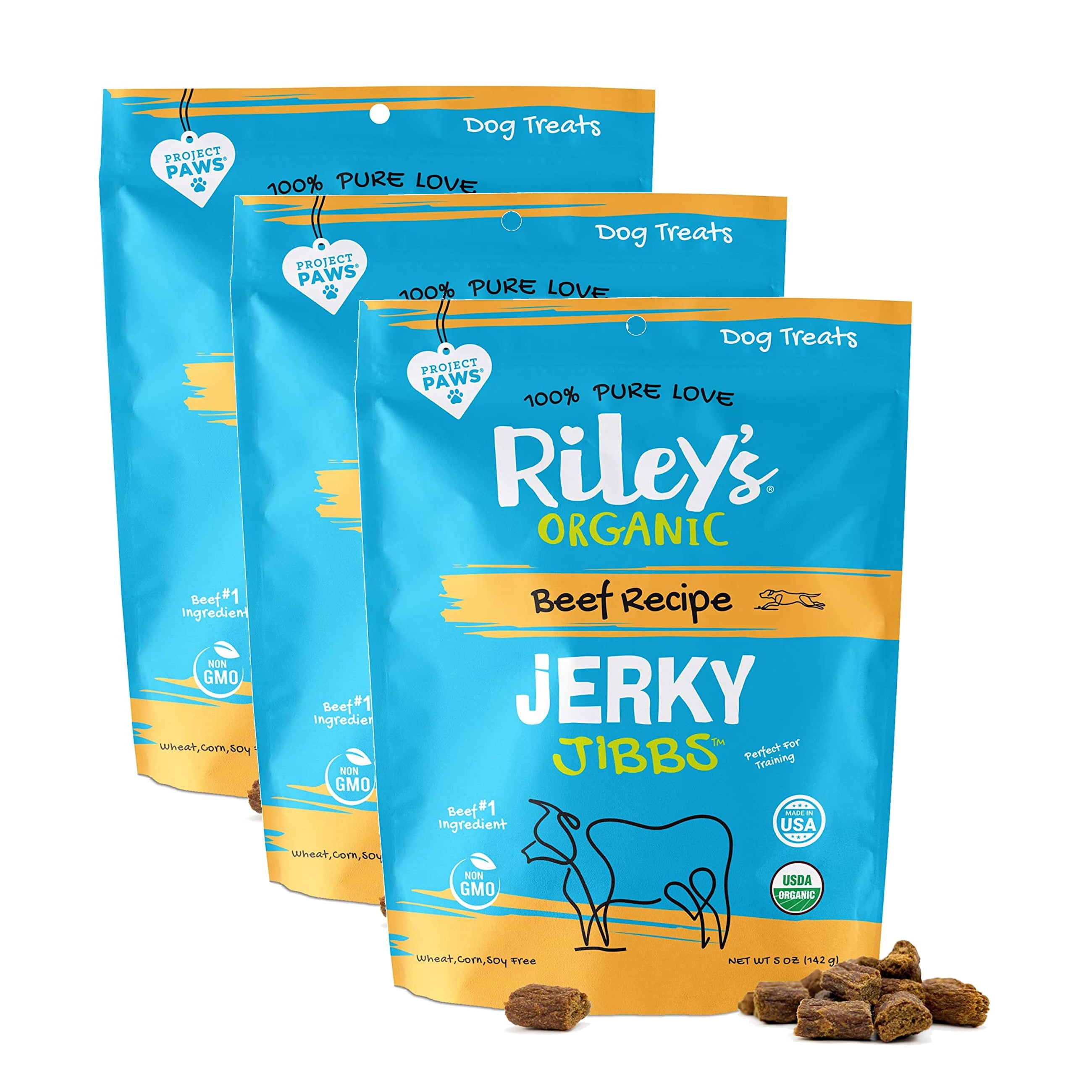 Riley's Organics Beef Flavor Training Treats for Dogs, 5 oz. (3 Pack)