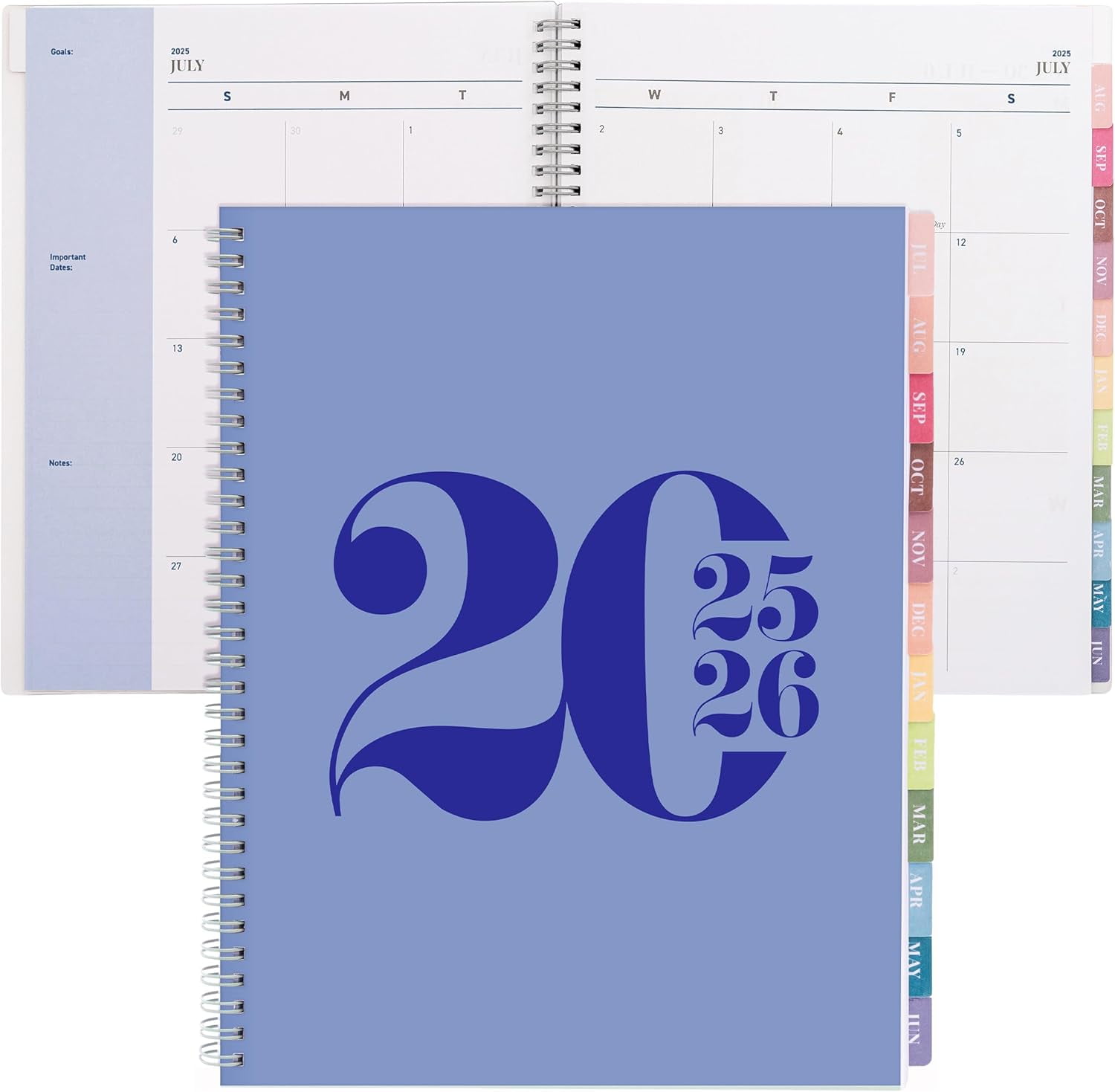 Riley & Company 2024-2025 18-Month Academic Weekly Planner, Typographic ...
