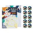 thumbnail image 1 of Rileys & Co Birthday Invitations - Space Theme Party Invitations for Kids - Fun Invitation Cards - Birthday Invitations for Boys and Girls - 50 Pack with Envelopes and Stickers, 1 of 5