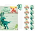 thumbnail image 1 of Rileys & Co. Party Invitation Cards with Envelopes and Bonus Stickers - 50 pcs -Dinosaur, 1 of 4