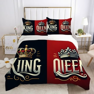 King and queen bedding sale