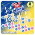 thumbnail image 1 of SCENTORINI Hanging Toilet Bowl Cleaner, Automatic in-The-Bowl Toilet Cleaner, Lemon & Magnolia Scent, 8 Pack, 1 of 11