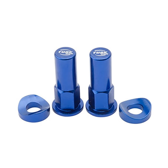Rim Lock Nut/Spacer Kit Blue Compatible With Yamaha YZ65 2018