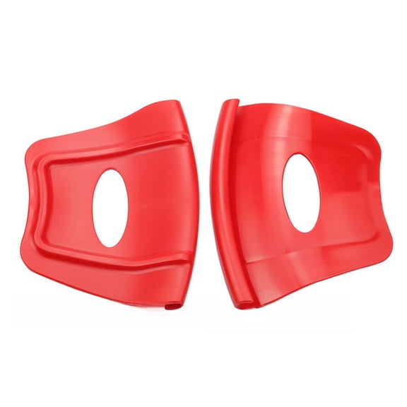 Rim Protector For Car Wheels Thickened PC Material for Dual Rib Design Waterproof Wear Resistant Shock Resistant For Cars RVs Motorcycles Off Road Tire Repair(Red)