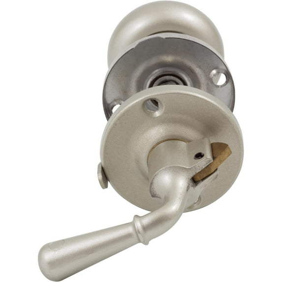 Rim Storm Door Lock, 1-3/4 Inches, Satin Nickel by Stone Harbor Hardware