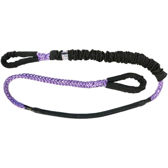 RimSling Spliced Eye Synthetic Lifting & Recovery Slings - Made in USA - Heavy Duty Sling for Wrecker Recovery, Lifting, Rigging & Towing Purple, 3/8" x 8' 3500lbs