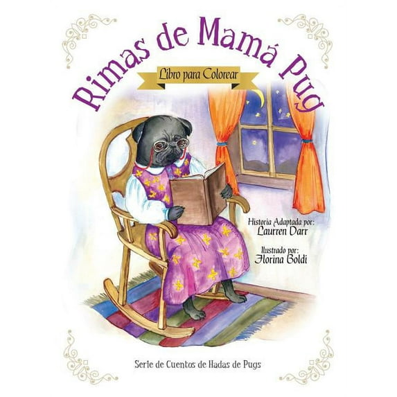 Rimas de Mamá Pug - Libro Para Colorear (Paperback)