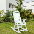 thumbnail image 1 of Rimax Casual White Resin Rocking Chair, 1 of 3