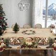 thumbnail image 1 of RimdGhov 2025 Upgraded Christmas Decorative Tablecloth - Round White Holiday Table Cover for Family Gatherings & Winter Parties, 1 of 10