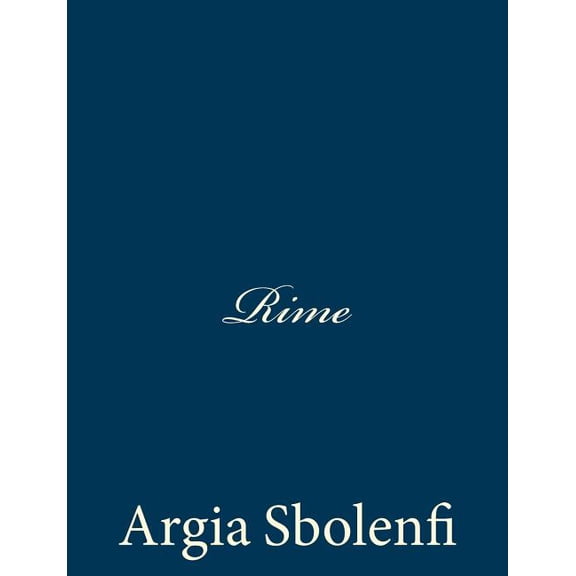 Rime (Paperback)