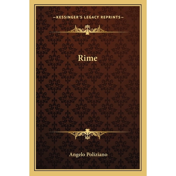 Rime (Paperback)