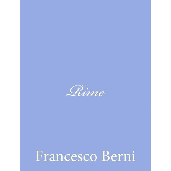 Rime (Paperback)