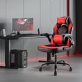 thumbnail image 1 of Rimiking High-Back Gaming & Office Chair, Ergonomic Executive Swivel Design with Headrest and Lumbar Support for PC Racing, 1 of 7