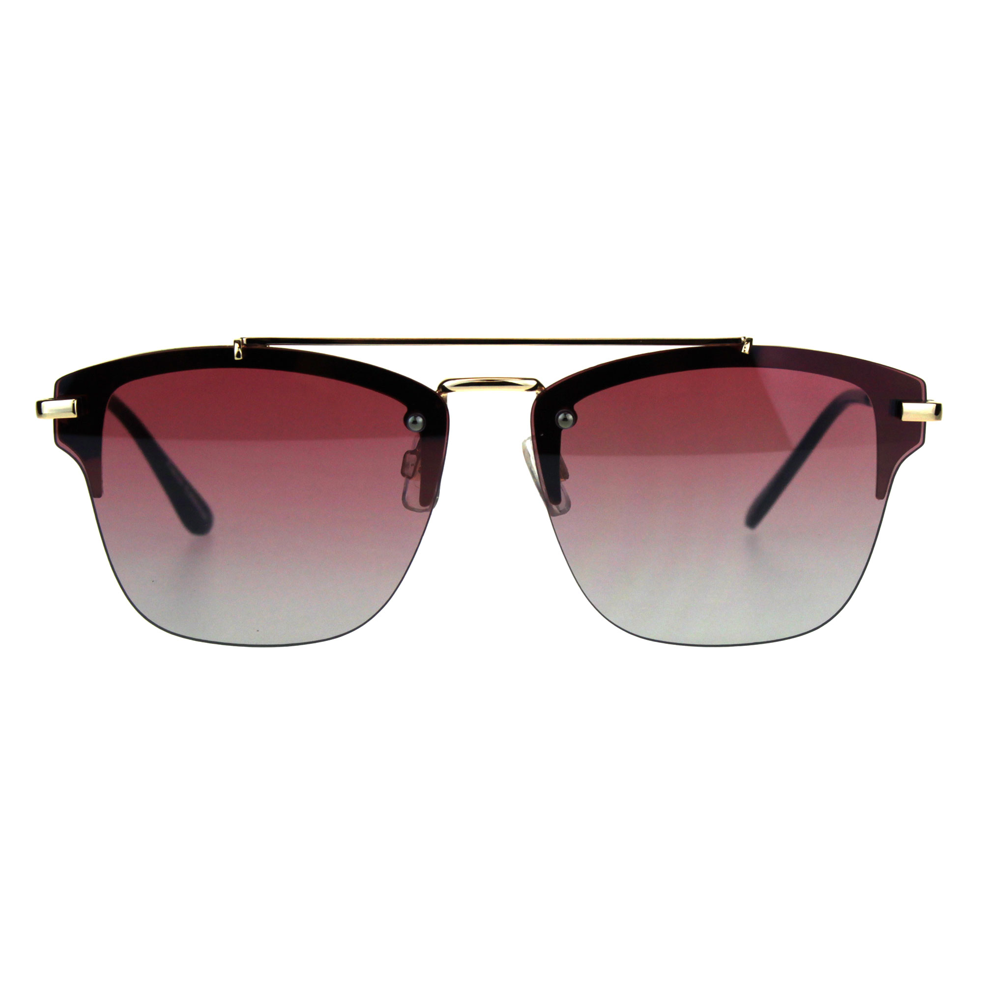 Rimless Designer Mens Fashion Luxury Sunglasses Gold Pink  display picture 2