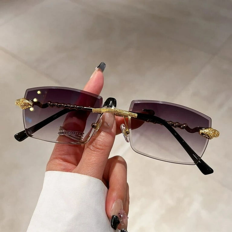 Polarized Sunglasses Oversized Rimless Sunglasses Wholesale Cheap