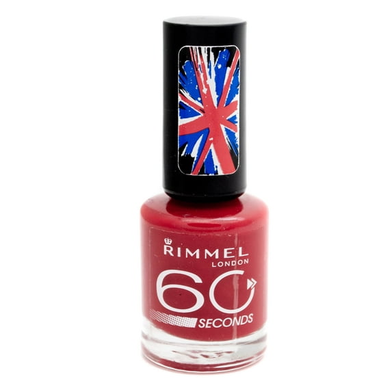 Rimmel 60 Seconds Nail Polish, Red, Steady, Go