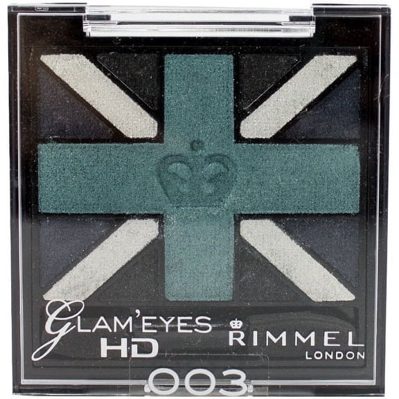 Rimmel Glam'Eyes HD Quad Eye Shadow - Royal Blue 003