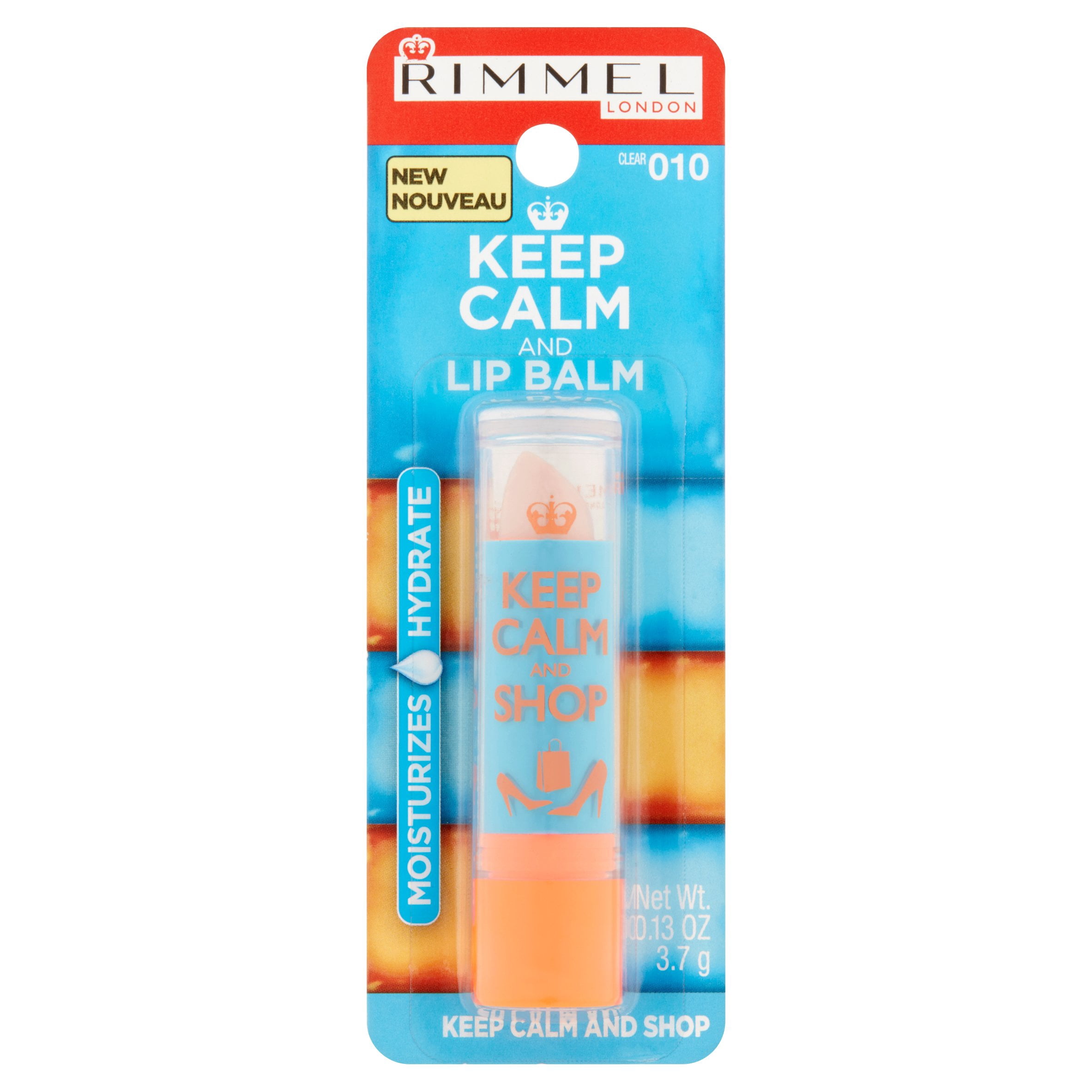 Rimmel Keep Calm and Kiss Lip Balm, 020 Pink Blush, 0.13 oz