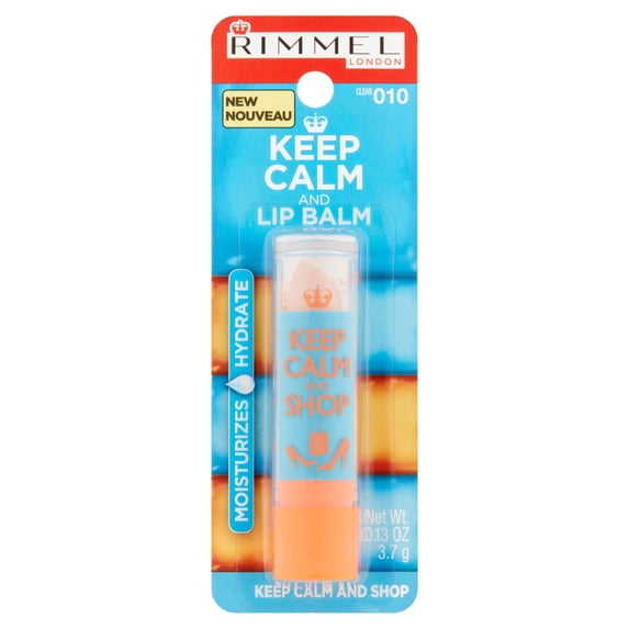 Rimmel Keep Calm and Kiss Lip Balm, 020 Pink Blush, 0.13 oz