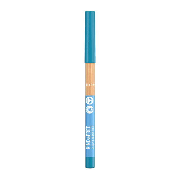 Rimmel Kind & Free Eyeliner Pencil, 6 Anime Blue, 0.35 oz