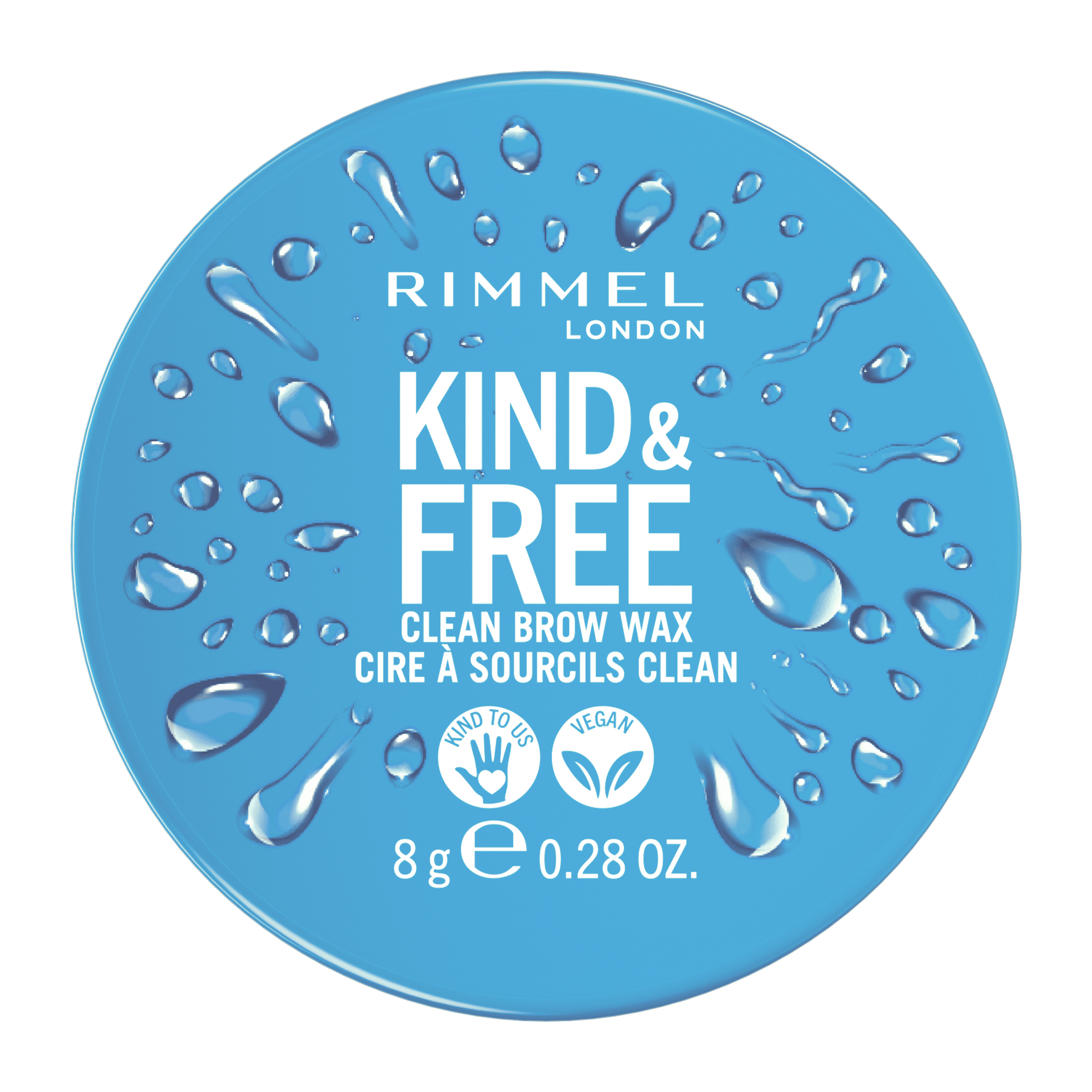 Rimmel Kind & Free Universal Brow Wax, Transparent, 0.28 oz
