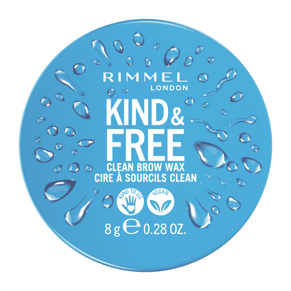 Rimmel Kind & Free Universal Brow Wax, Transparent, 0.28 oz