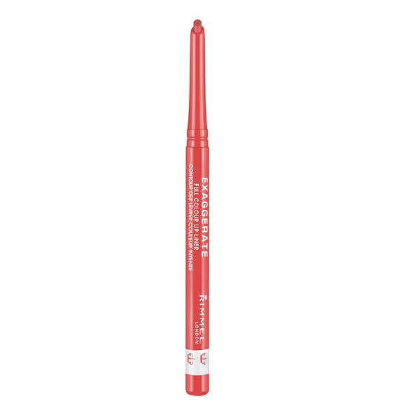 Rimmel London Exaggerate Full Colour Lip Liner, Peachy Beachy, 0.008 oz