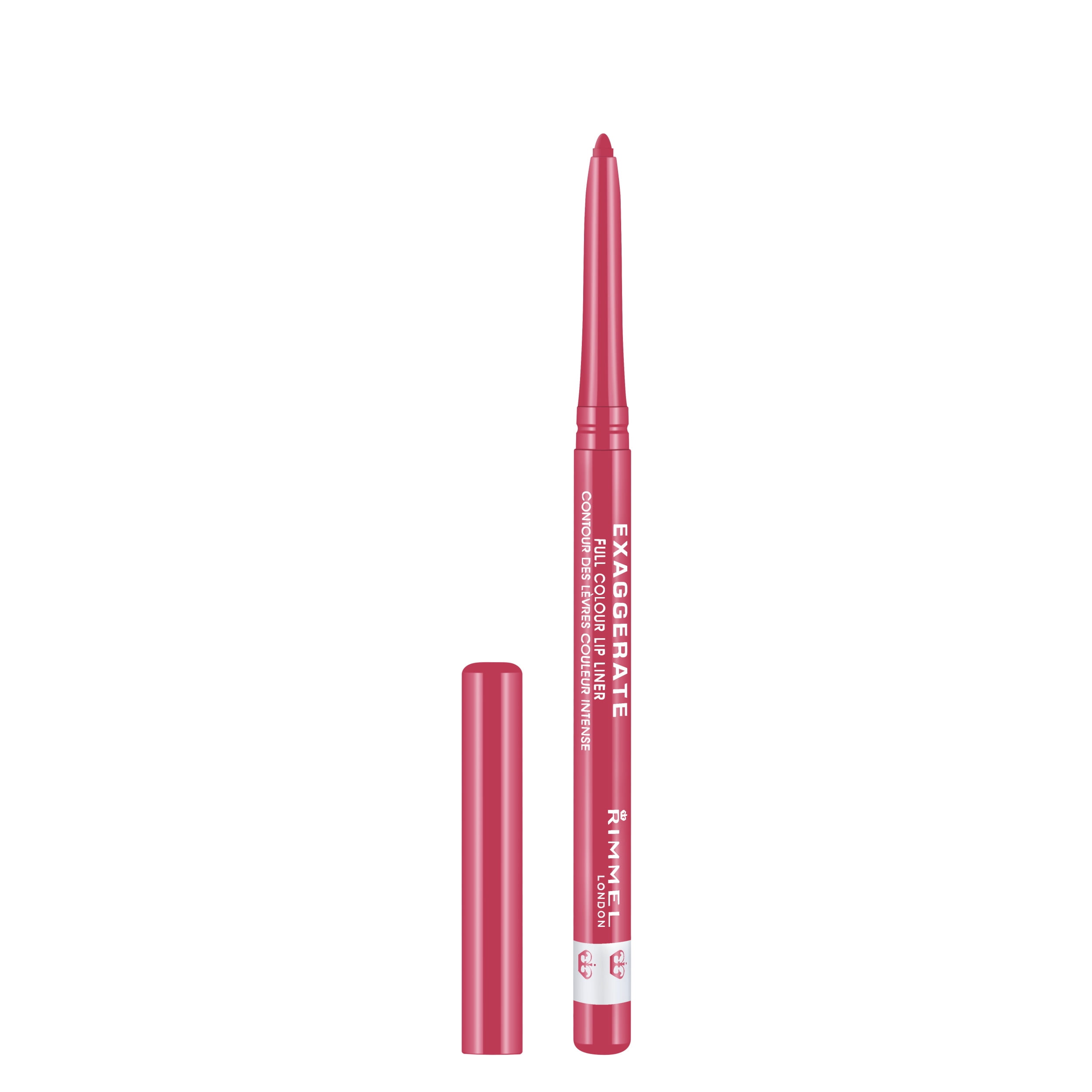 Rimmel London Exaggerate Full Colour Lip Liner, Pink a Punch, 0.008 oz