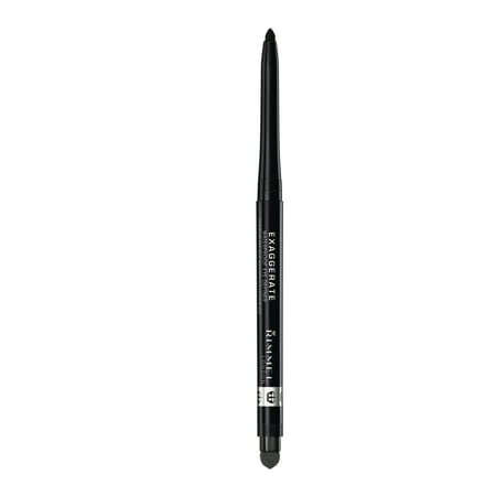 Rimmel London Exaggerate Waterproof Eye Definer Eyeliner, 262, Blackest Black, 0.01oz