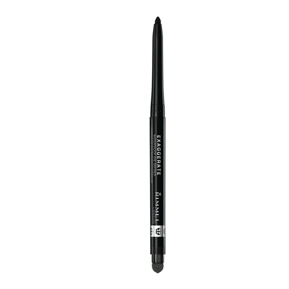 Rimmel London Exaggerate Waterproof Eye Definer Eyeliner, 262, Blackest Black, 0.01oz