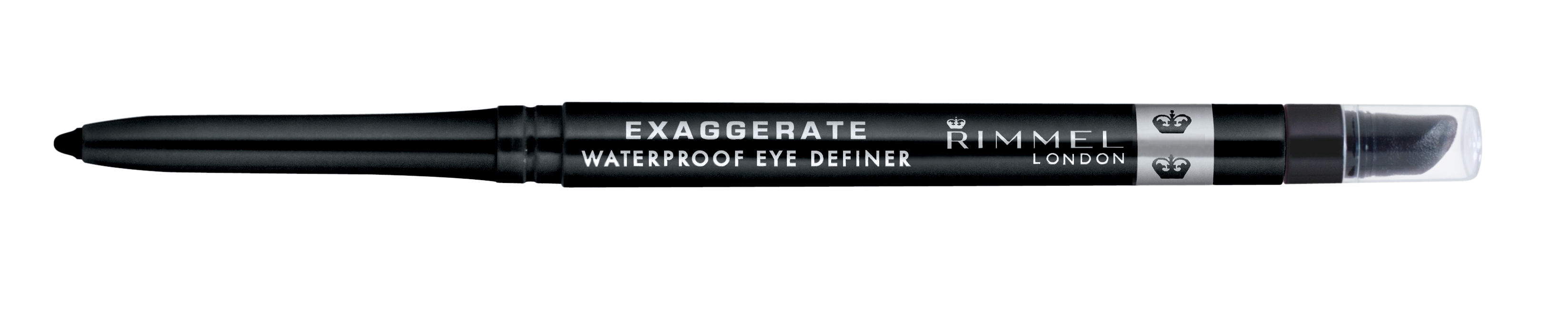 Rimmel London Exaggerate Waterproof Eye Definer Eyeliner 262, Noir, 0.01oz - image 1 of 8