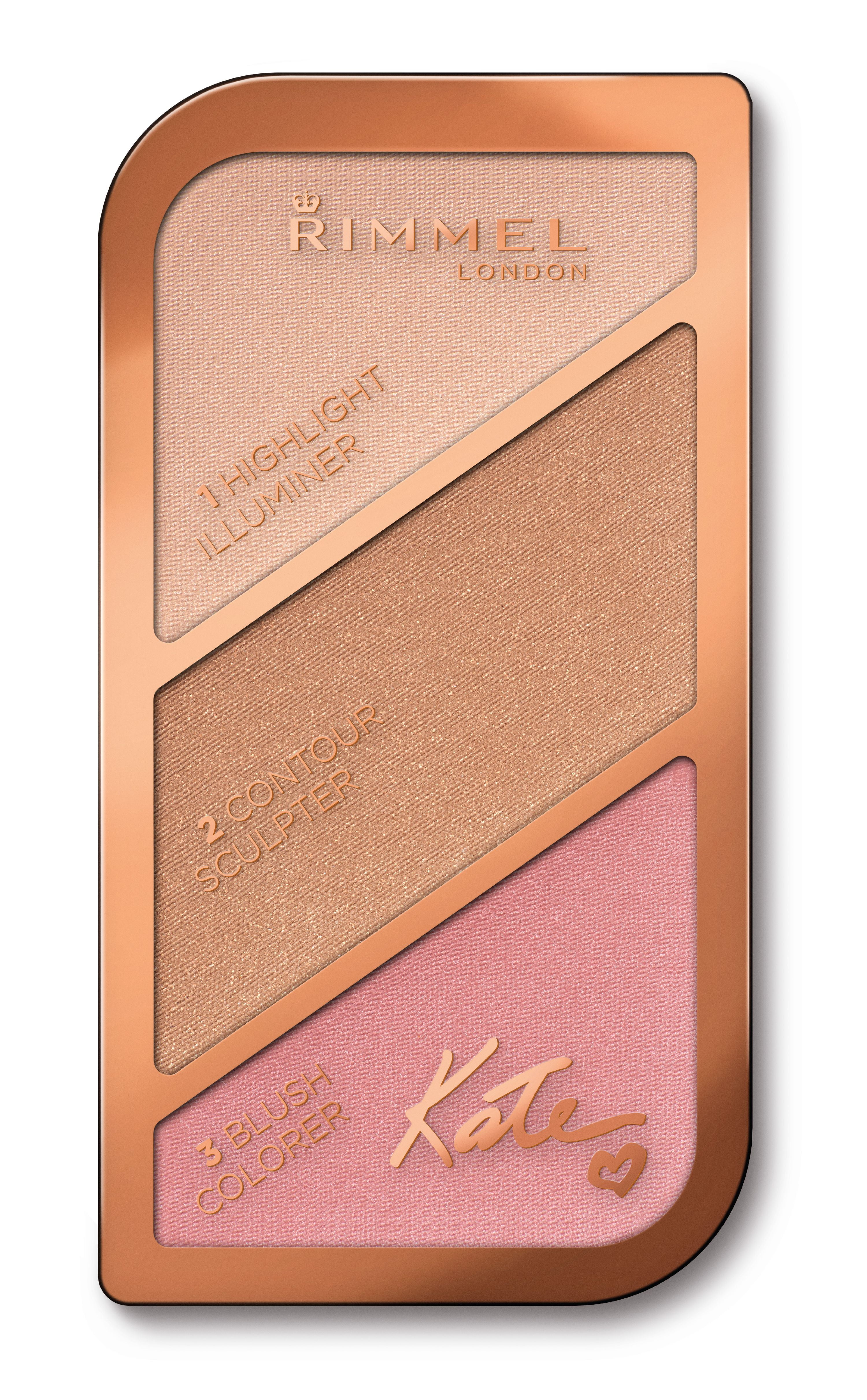 Rimmel London Kate 001 Golden Sands Sculpting Palette, 0.65 oz