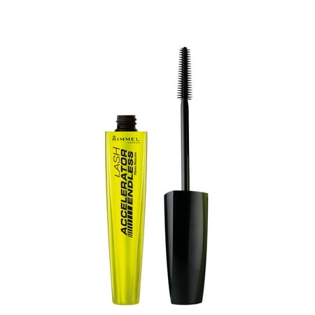 Rimmel London Lash Accelerator Mascara, Black, 0.23 oz
