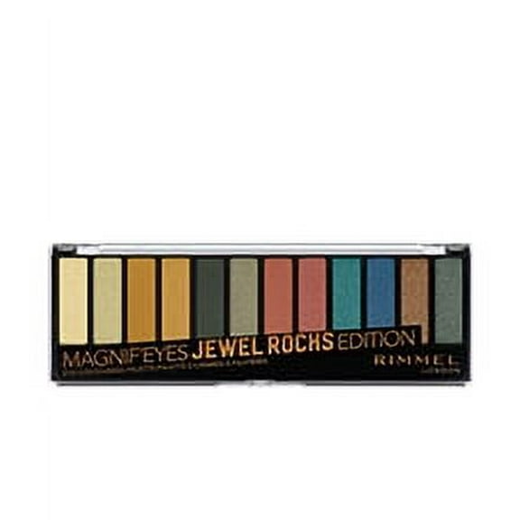Rimmel London Magnif'eyes Eyeshadow Palette, Jewel Rocks, 0.5 oz