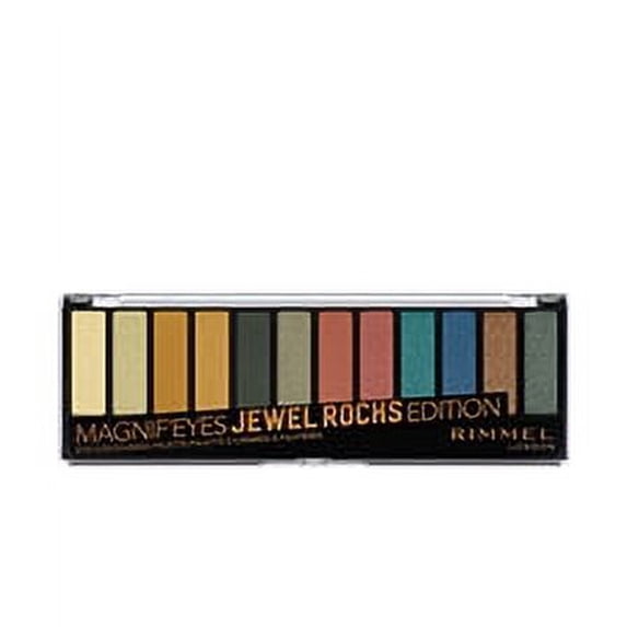 Rimmel London Magnif'eyes Eyeshadow Palette, Jewel Rocks, 0.5 oz